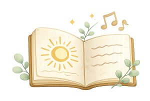 Guidebook and music playlist materials